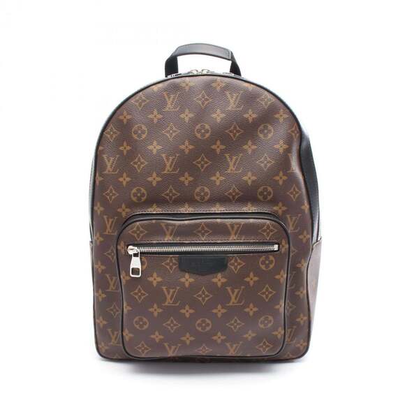 LOUIS VUITTON Other - LOUIS VUITTON Josh Backpack Coated Canvas Leather Monogram Men's Brown Black ...